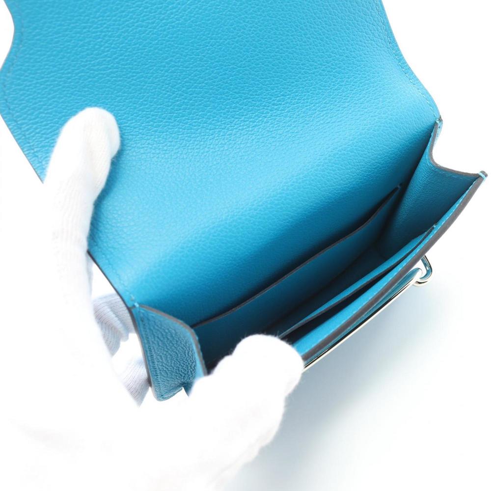 HERMES Blue Wallet - Picture 4 of 9